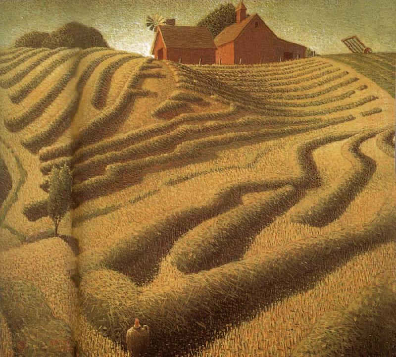 Grant Wood Make into Hay china oil painting image